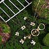 6Pcs 6 Style 316 Surgical Stainless Steel Charms STAS-UN0040-38G-3