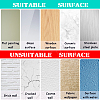 Translucent PVC Self Adhesive Wall Stickers STIC-WH0016-006-7