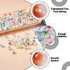 500Pcs 10 Colors Imitation Jade Glass Beads DGLA-KS0001-01-4