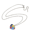201 Stainless Steel Cable Chain Necklaces NJEW-G138-07P-2