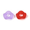 Frosted Transparent Acrylic Beads X-OACR-Q197-05-2
