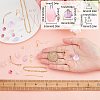 DIY Flower Long Dangle Earring Making Kits DIY-SC0019-65-6