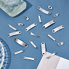 50Pcs 5 Style 201 Stainless Steel Links Connectors STAS-CN0001-05-4