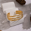 Elegant 304 Stainless Steel Multi-Layer Cuff Bangles for Women ZS0773-6