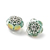 Acrylic Rhinestone Rondelle Beads CLAY-NH0003-02AS-01-2