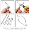 Brass Screw Carabiner Lock Charms LS-KK-T047-04P-4