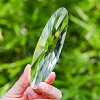 Oval K9 Glass Flower Suncatchers for Garden Outdoor Hanging Decorations PW-WG54667-01-2