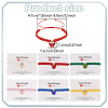 7Pcs 7 Colors Alloy Acrylic Butterfly Charm Bracelets Set BJEW-AN0001-79-2