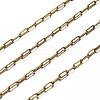 Brass Paperclip Chains X-CHC-S008-001C-AB-2