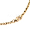 201 Stainless Steel Box Chain Hollow Christian Jesus Face Pendant Necklaces for Women Men LS-NJEW-U005-06G-3
