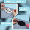 2Pcs Flower Glass Rhinestone Costume Accessories FIND-FG0004-81B-3