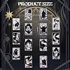 22Pcs 22 Style Tarot Theme Printed Acrylic Pendants MACR-SZ0001-81-2