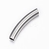 Tarnish Resistant 304 Stainless Steel Tube Beads STAS-G137-38P-1