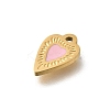 304 Stainless Steel Enamel Charms STAS-V006-04G-02-2