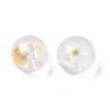 Frosted Baking Paint Glass Beads DGLA-N005-8mm-01-5
