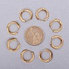 Ion Plating(IP) Ring 304 Stainless Steel Huggie Hoop Earrings EJEW-L158-06G-4