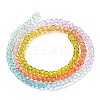 Transparent Painted Glass Beads Strands DGLA-A034-T1mm-A12-5