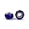 Transparent Glass European Beads GPDL-N004-D14mm-A15-2