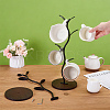 2Pcs Bamboo & Iron Mug Holder AJEW-WA0003-71-3