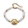 Ion Plating(IP) 304 Stainless Steel Link Bracelets for Women BJEW-P345-07G-4