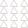 12Pcs Triangle Iron Linking Rings IFIN-CP0002-96P-6