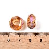 Transparent Glass European Beads GPDL-N005-D14mm-A06-3
