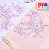 3D Polyester Embroider Thread Iron on/Sew On Patches PATC-WH0023-20A-4