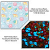 120Pcs 4 Style Luminous Resin Cabochons MRMJ-OC0003-74-4