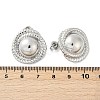 304 Stainless Steel Stud Earrings EJEW-G423-13P-4
