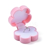 Plum Blossom Shape Velvet Jewelry Boxes X-VBOX-L002-F01-2