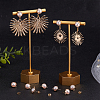 20Pcs Brass Stud Earring Findings MAK-BBC0001-28-4
