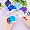 6 Rolls 6 Colors Braided Nylon Thread NWIR-PH0002-07C-3