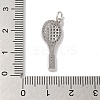 Rack Plating Brass & Clear Cubic Zirconia Pendants KK-L216-058P-3