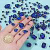 130Pcs Glass Sew on Rhinestones GACR-AR0001-03A-3