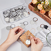 30Pcs Stainless Steel Keychain KEYC-BBC0001-01-3