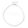 Natural Keshi Pearl Two Sides Polished Beaded Necklaces for Women NJEW-JN05336-02-2