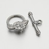 Tibetan Style Alloy Toggle Clasps X-K090B051-1