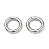 Tarnish Resistant 304 Stainless Steel Spring Gate Rings X-STAS-D070-01P-1