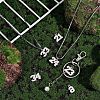 6Pcs 6 Style 316 Surgical Stainless Steel Charms STAS-UN0040-38P-3