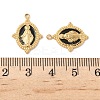 304 Stainless Steel Enamel Pendants STAS-U057-12G-02-3