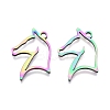 Ion Plating(IP) 201 Stainless Steel Pendants STAS-T063-167M-1