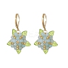 Valentine's Day Flower Natural Malaysian Jade & Glass Seed Beaded Leverback Earrings EJEW-MZ00700-03-2