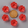 Transparent Frosted Acrylic Bead Caps MACR-S371-04A-712-3