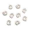 Tarnish Resistant 304 Stainless Steel Letter Charms STAS-O072-G-2