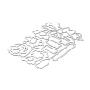 Carbon Steel Cutting Dies Stencils LS-DIY-XCP0002-32-3