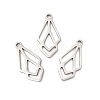 Non-Tarnish 201 Stainless Steel Pendants STAS-I199-A06-P-2
