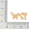 304 Stainless Steel Pendants STAS-L279-002G-U-3