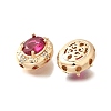 Brass Glass Beads KK-M318-36P-01-2