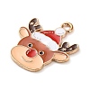Alloy Enamel Pendants ENAM-B030-02G-06-2