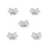 Rack Plating Brass Pave Cubic Zirconia Slide Charms KK-G464-05P-4